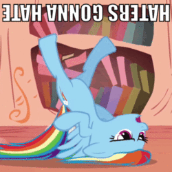 mlp my little pony meme bronies haters gonna hate animooted.gif